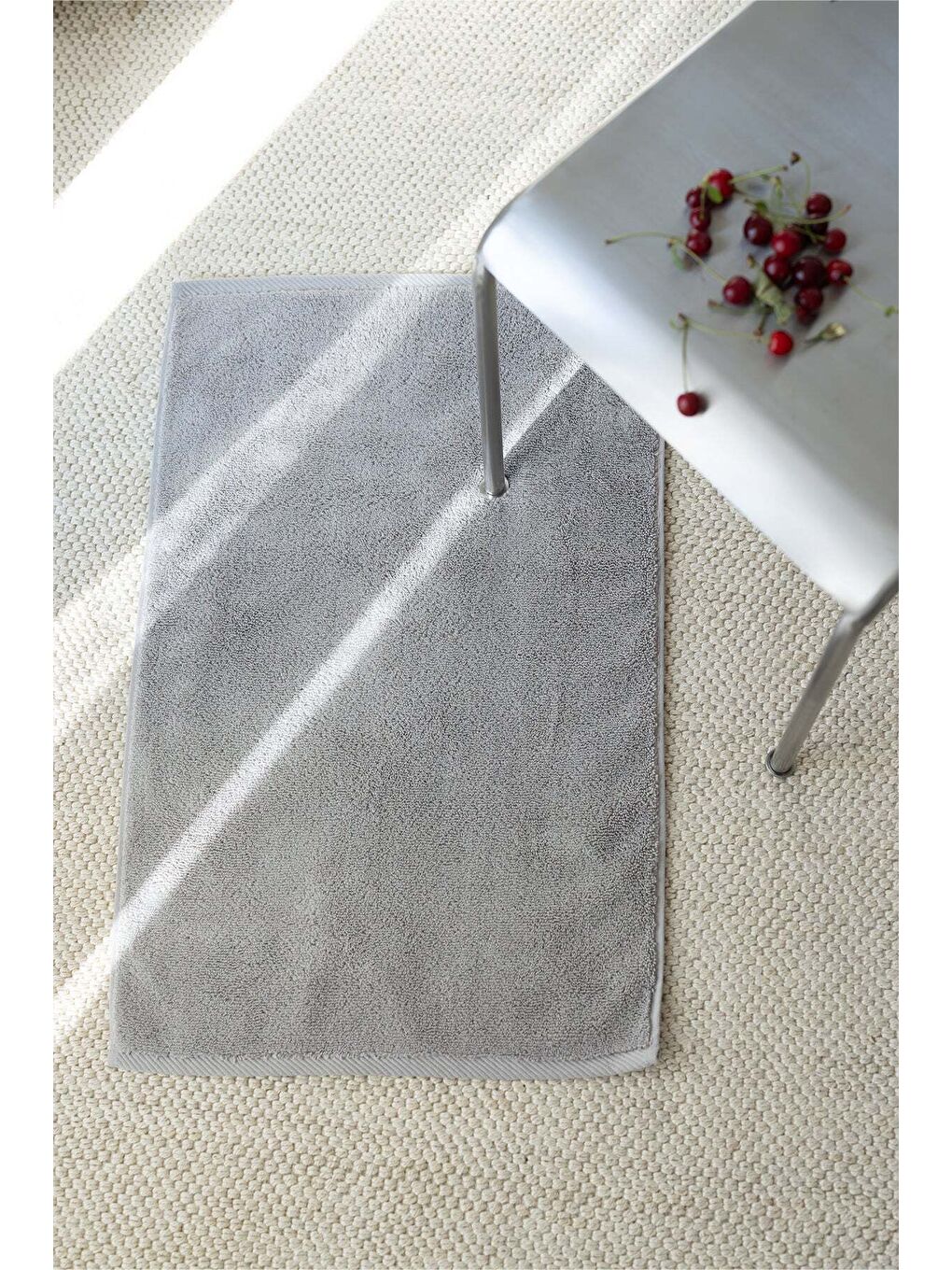 Alba Tekli Havlu Banyo Paspası 50x80 Gri