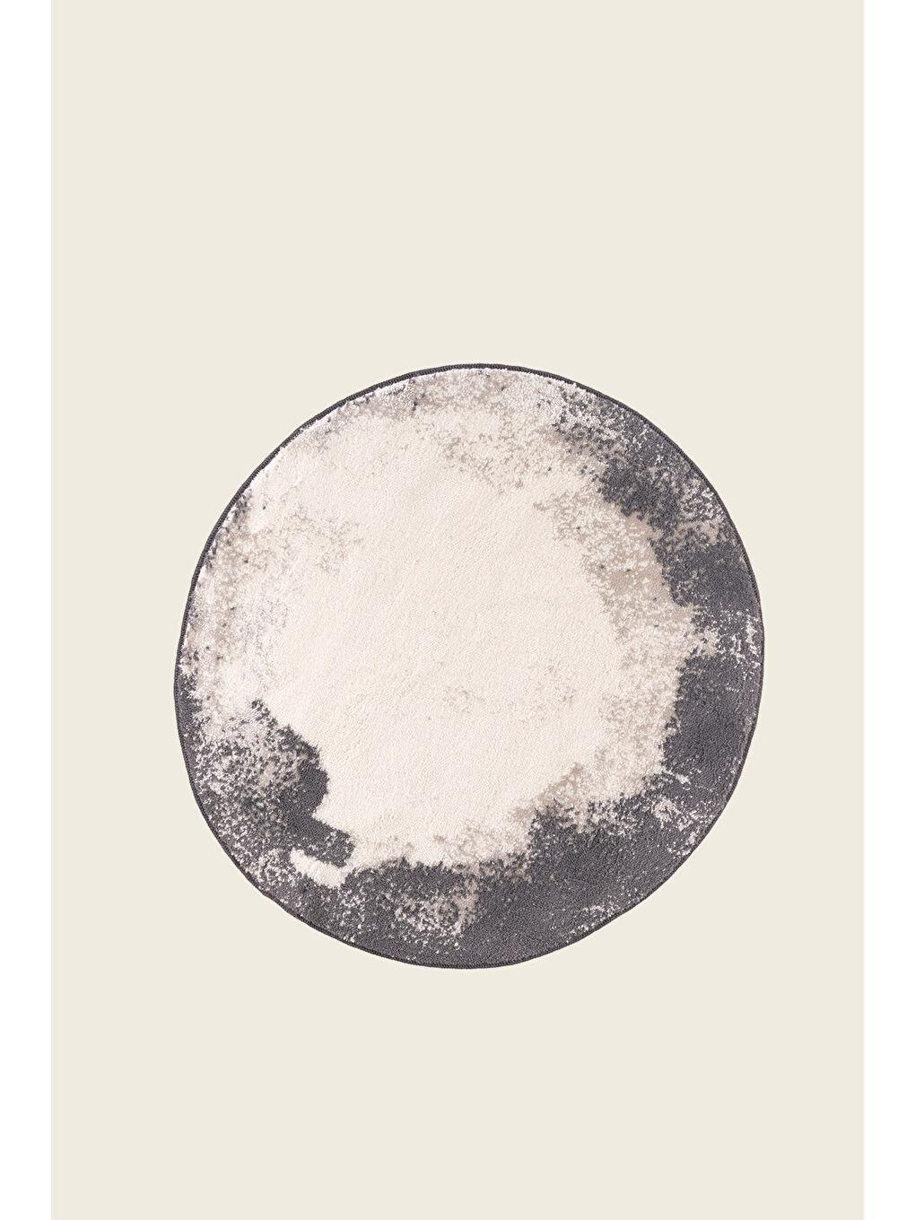 Hypnos Yuvarlak Banyo Paspası 70x70 Koyu Gri-2