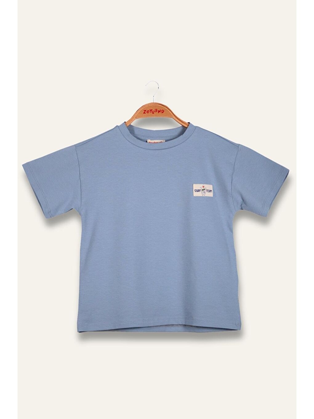 Erkek Çoçuk Sörf Baskılı T-Shirt - Mavi