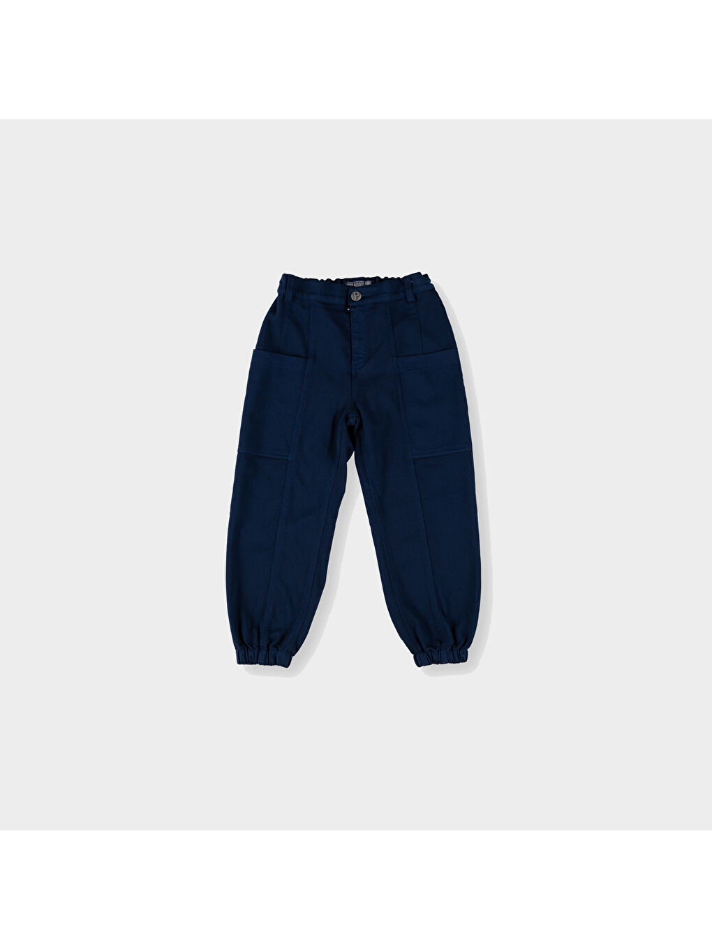 Lacivert Erkek Çocuk Düğmeli Pantolon-3