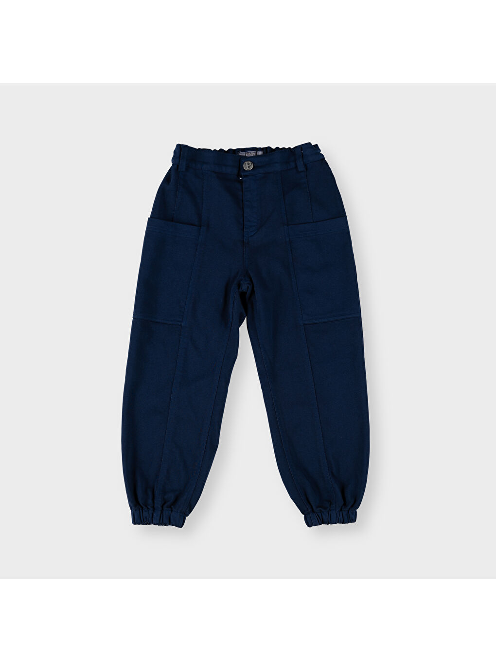 Lacivert Erkek Çocuk Düğmeli Pantolon-7