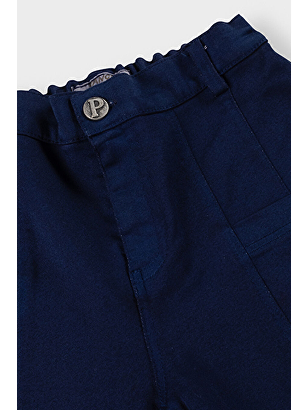 Lacivert Erkek Çocuk Düğmeli Pantolon-8