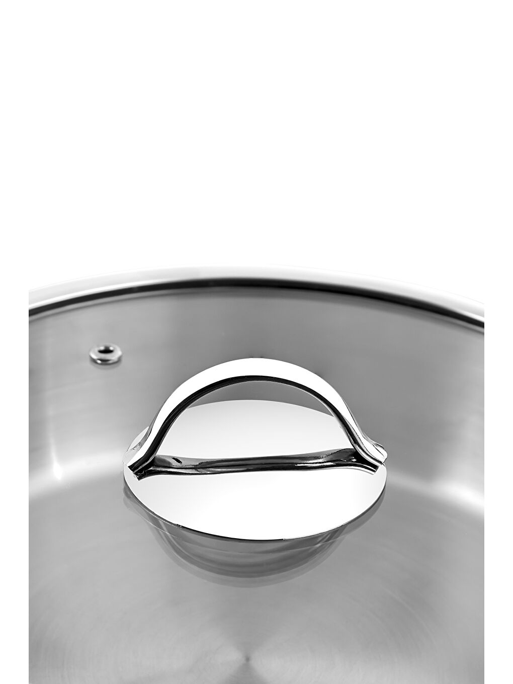 Gri Silver Trend 18 cm Paslanmaz Çelik Derin Tencere-2