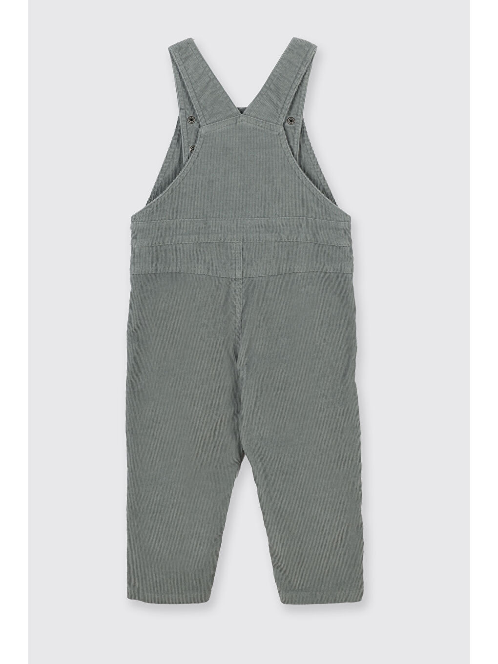 Erkek Bebek Kadife Yeşil Salopet-2