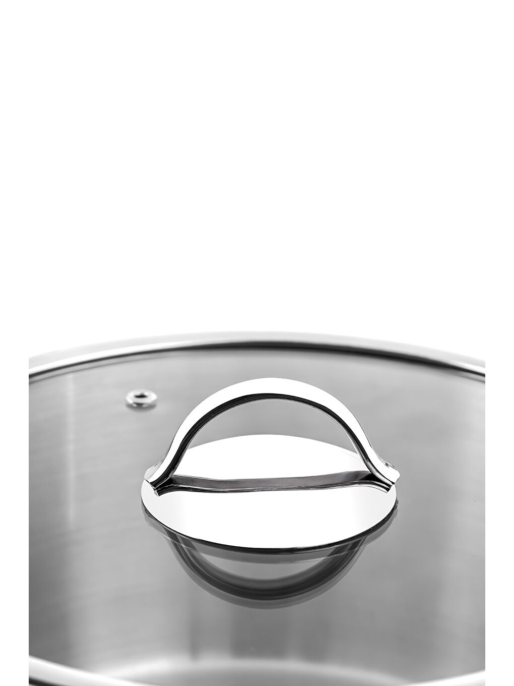 Gri Silver Trend 18 cm Paslanmaz Çelik Derin Tencere-3