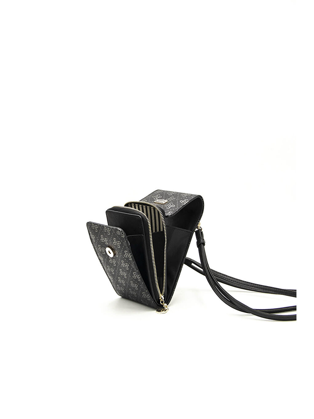 Siyah Kadın Cüzdan & Kartlık 889-43593 BAYAN CÜZDAN M178 SİYAH PLATİN-MAT SİYAH-3