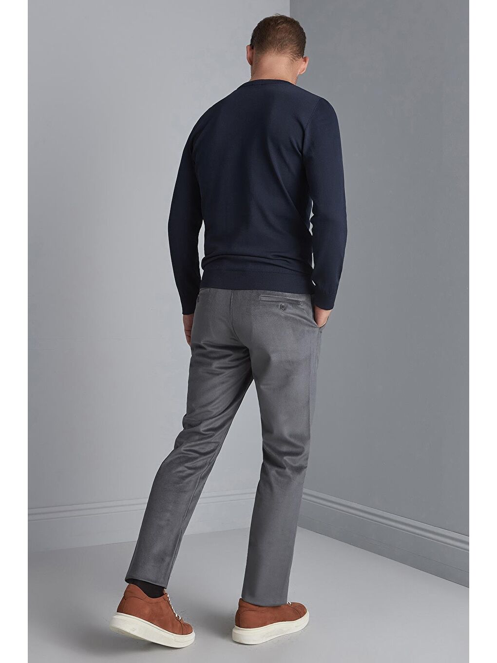 Erkek K.Gri  / Rahat Kalıp Pantolon-2