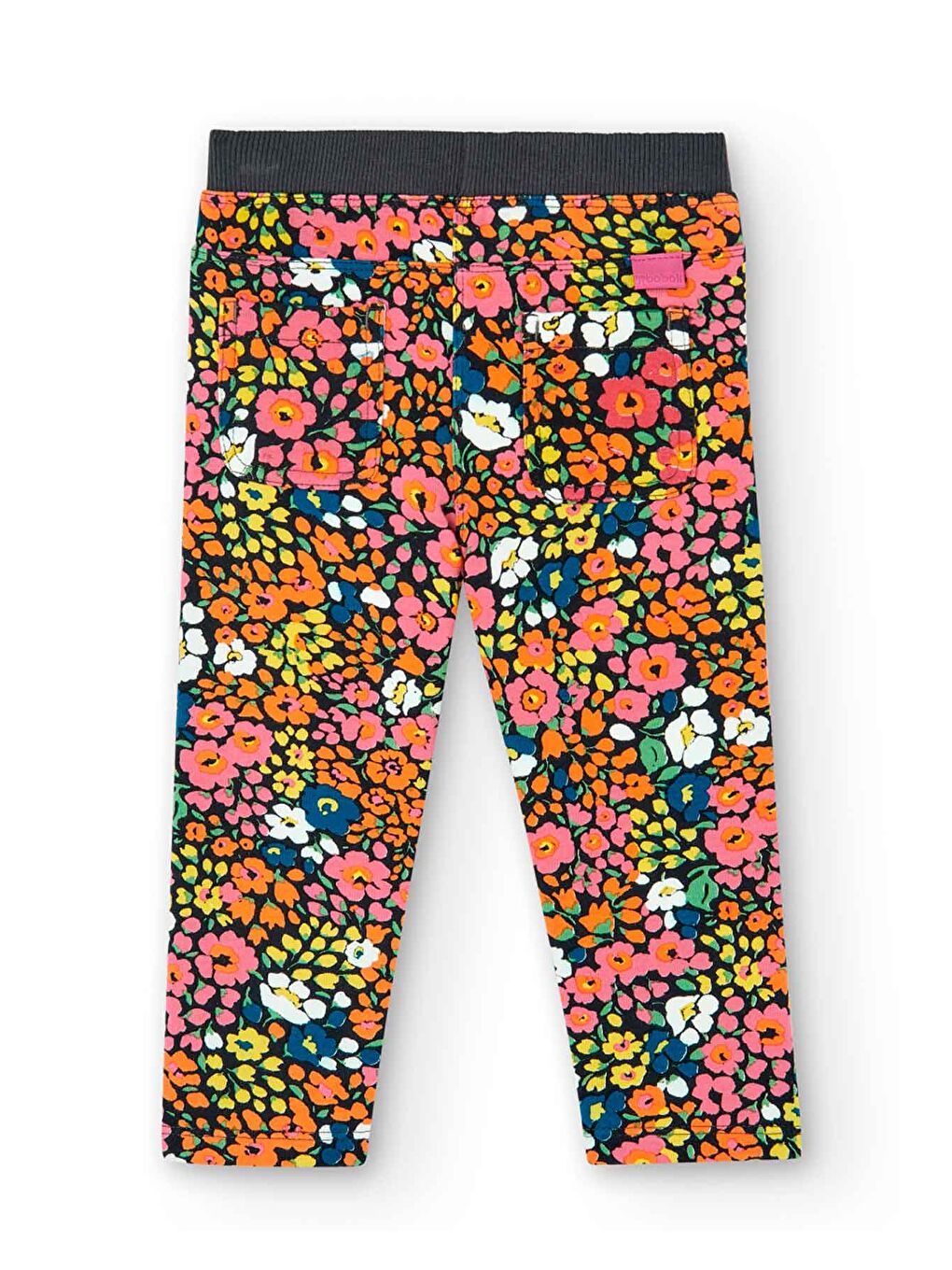 Siyah Kız Çocuk Pantolon Desenli-2