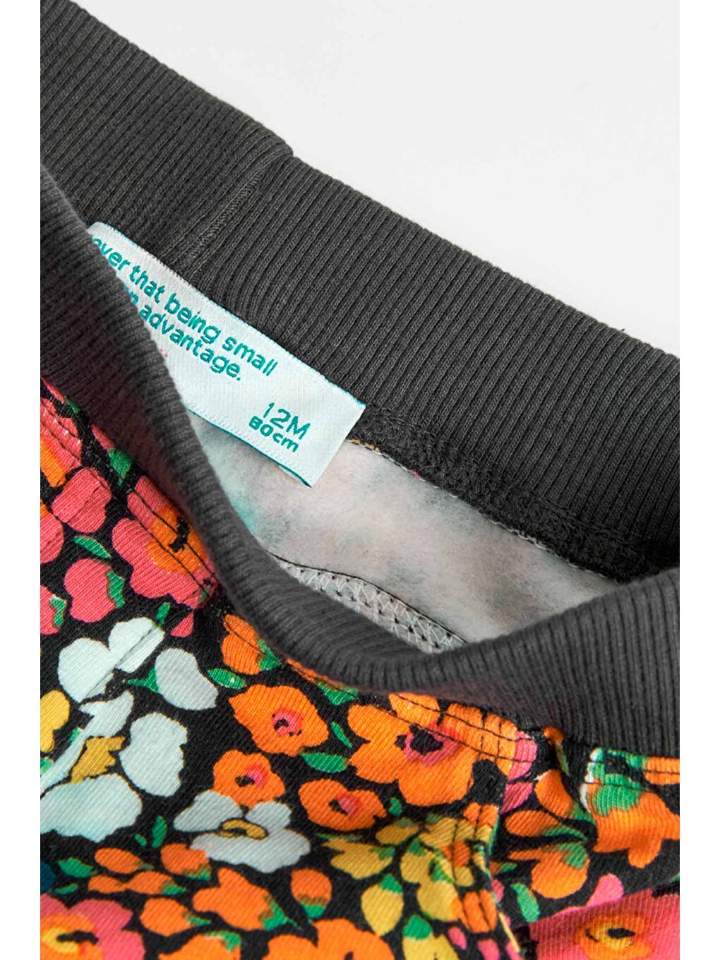 Siyah Kız Çocuk Pantolon Desenli-3