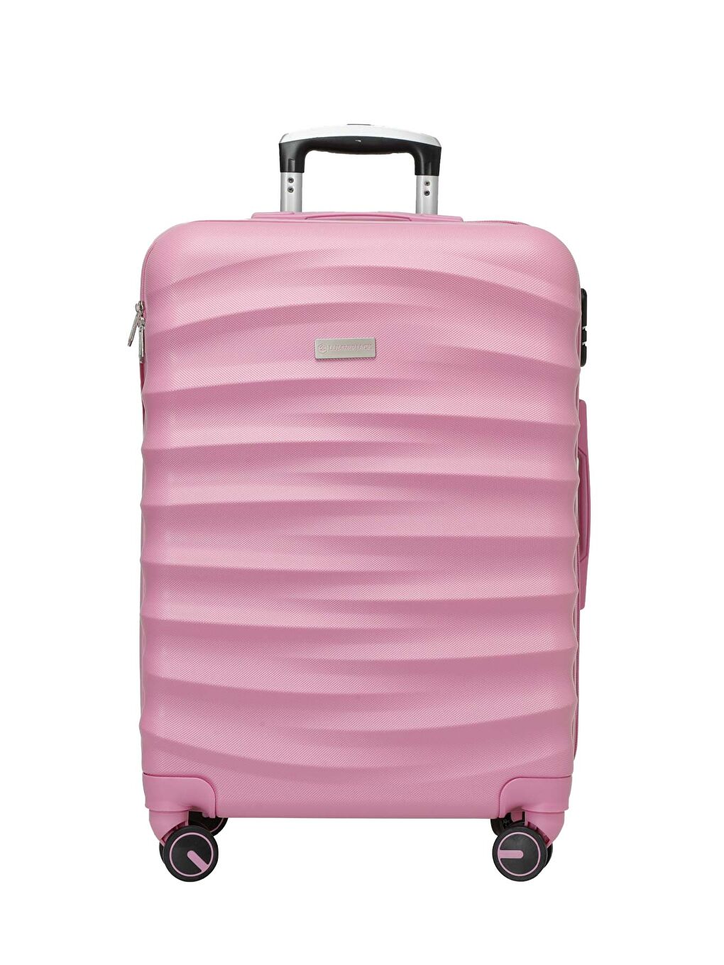 NEWYORK -O ABS 4FX Pembe Unisex Orta Boy Valiz