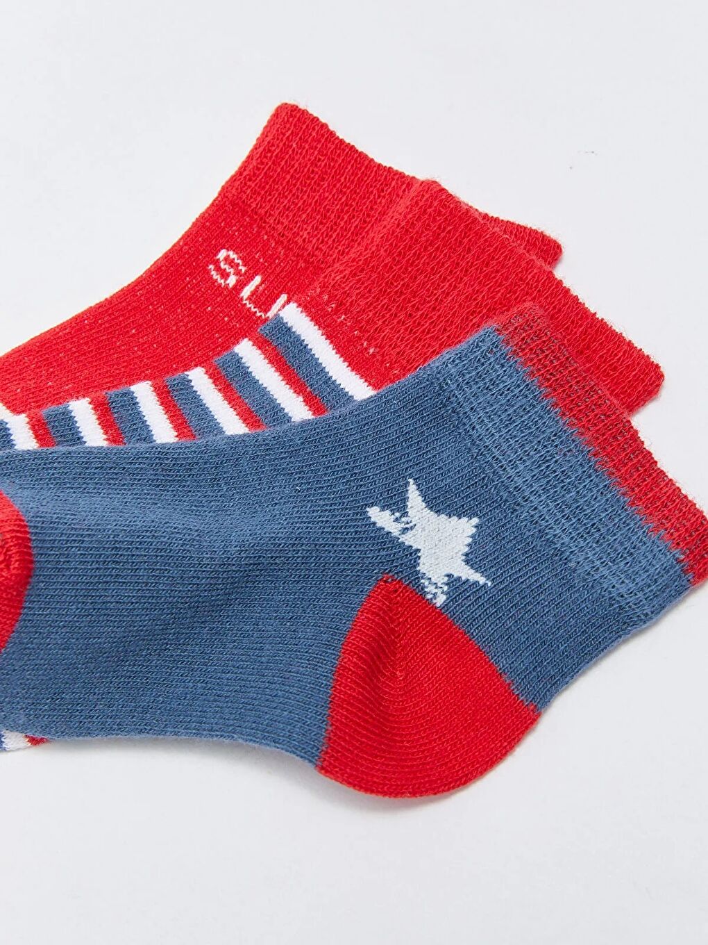 İndigo Erkek Bebek Basic Dikişsiz 3 'lü Soket Çorap 0 Ay - 36 Ay-2