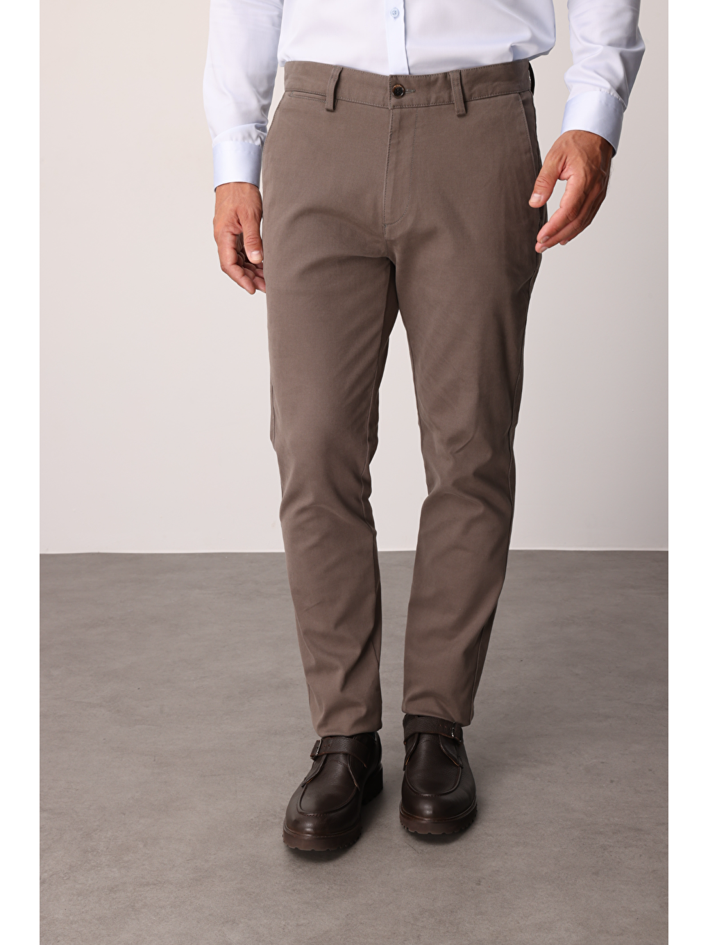 Bej Erkek Dynamic Fit Pantolon