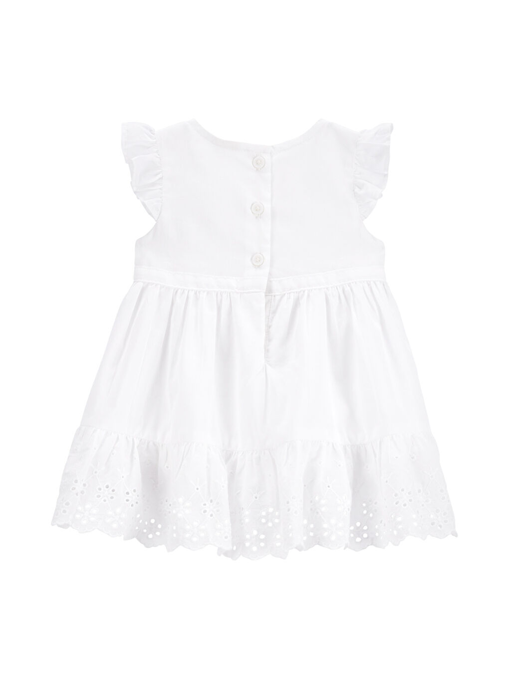 Beyaz Kız Bebek Elbise-1
