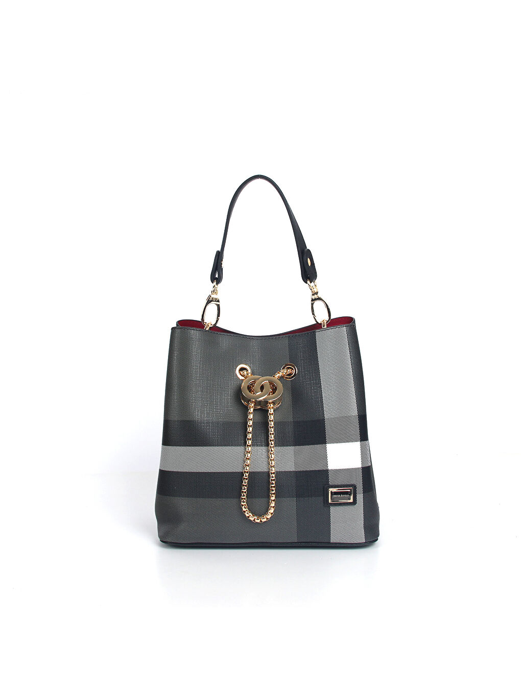 Siyah Kadın Postacı Çantası 967-33538 ÇAPRAZ BAYAN ÇANTASI M129 SİYAH-MAT SİYAH