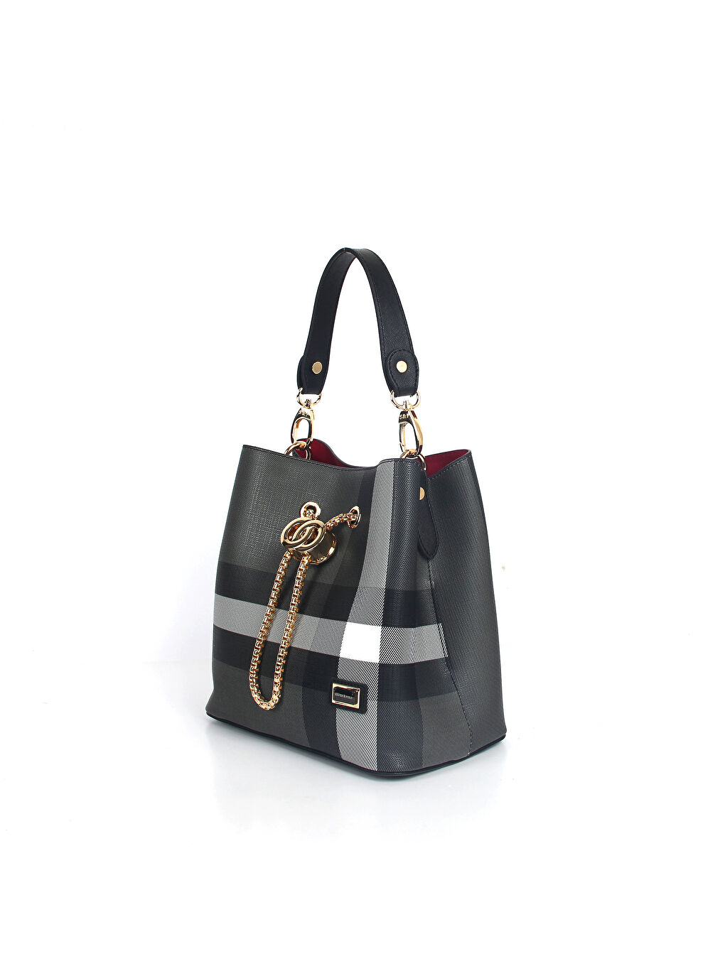 Siyah Kadın Postacı Çantası 967-33538 ÇAPRAZ BAYAN ÇANTASI M129 SİYAH-MAT SİYAH-1