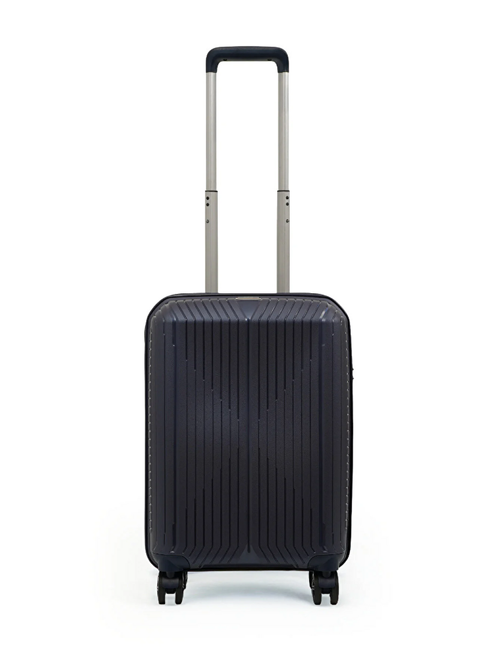 Lacivert Dikey Çizgili Sirius 3'lü Set Valiz 10728-2