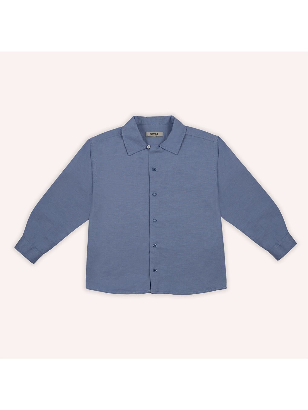 Mavi Erkek Çocuk Oxford Gömlek-3