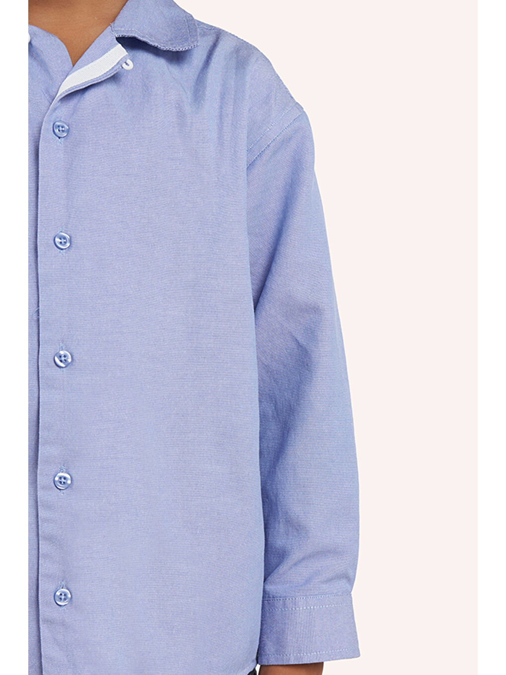 Mavi Erkek Çocuk Oxford Gömlek-2