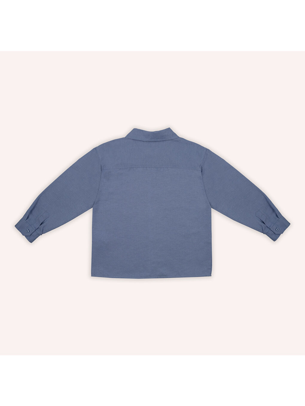 Mavi Erkek Çocuk Oxford Gömlek-6