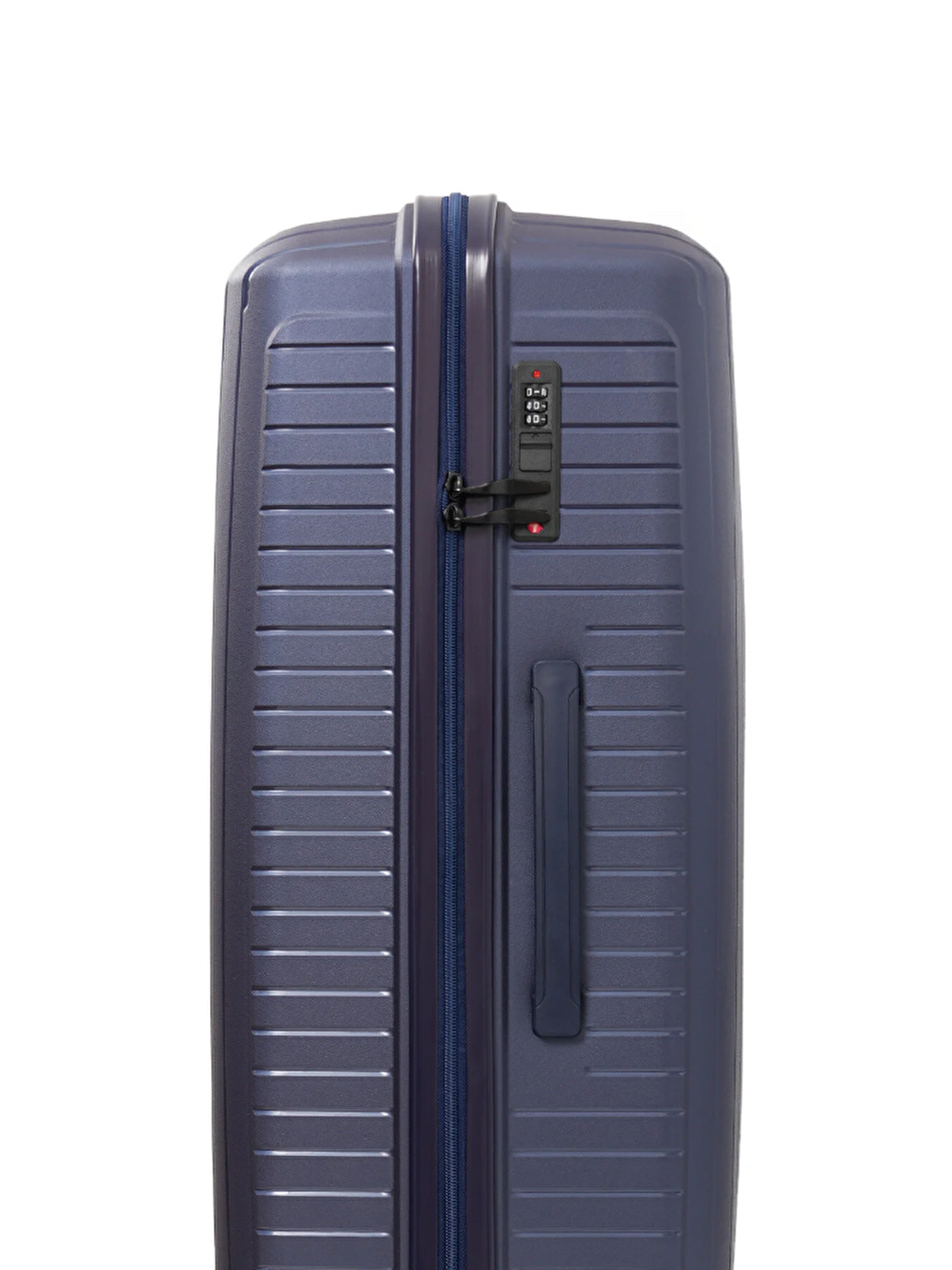 Lacivert Dikey Çizgili Sirius 3'lü Set Valiz 10728-6