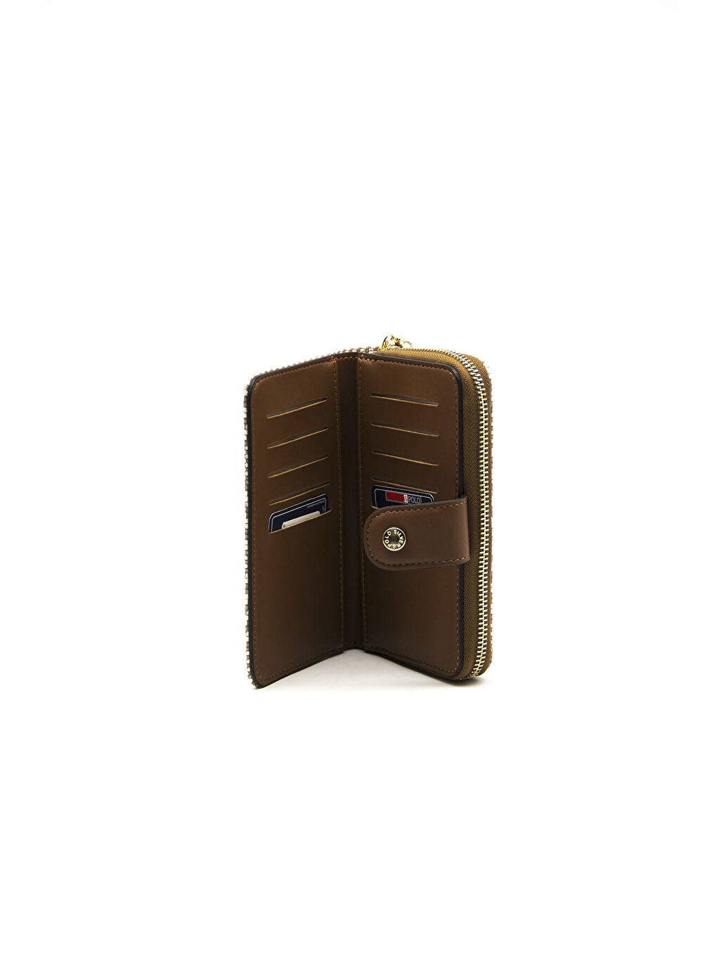 Bej Kadın Cüzdan & Kartlık 882-33368 SILVER POLO BAYAN CÜZDAN M132 BEJ-MAT TABA-3