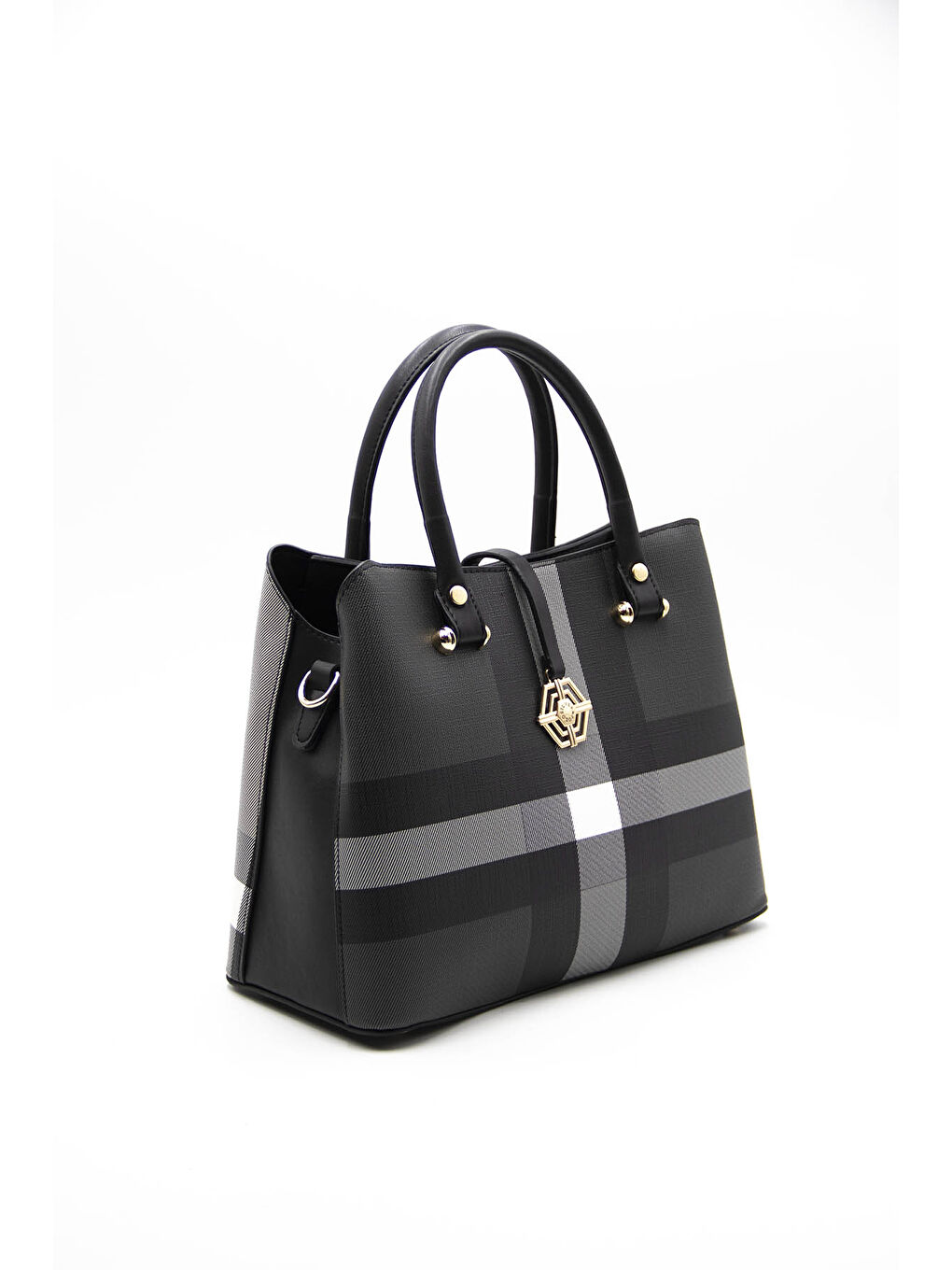 Siyah Kadın Omuz Çantası 1089-42243 BAYAN ÇANTASI M129 SİYAH-MAT SİYAH-1