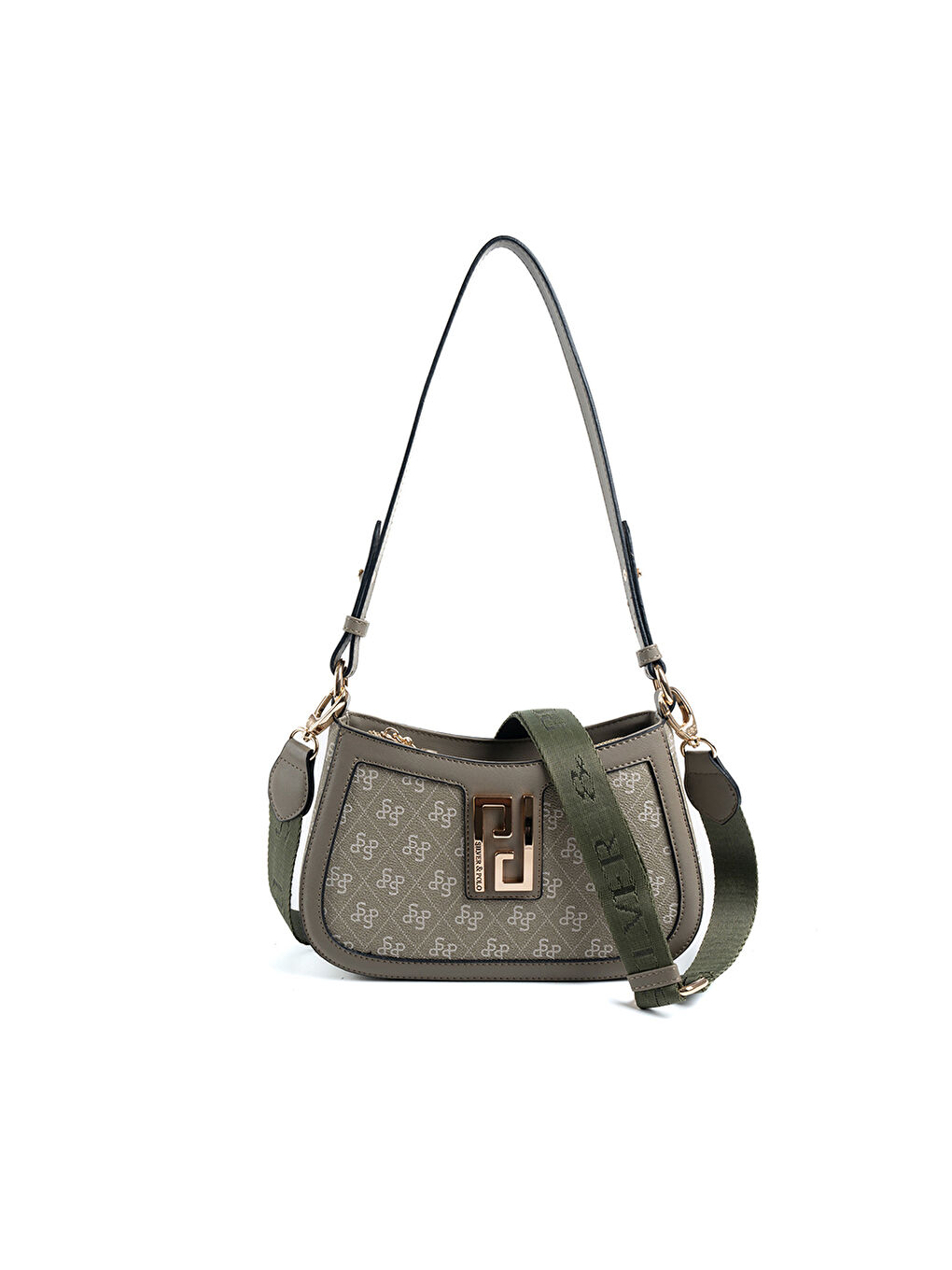 Yeşil Kadın Çapraz Çanta 1132-47933 SILVER POLO ÇAPRAZ BAYAN ÇANTASI M178 Y.YEŞİL-MAT Y.YEŞİL-4