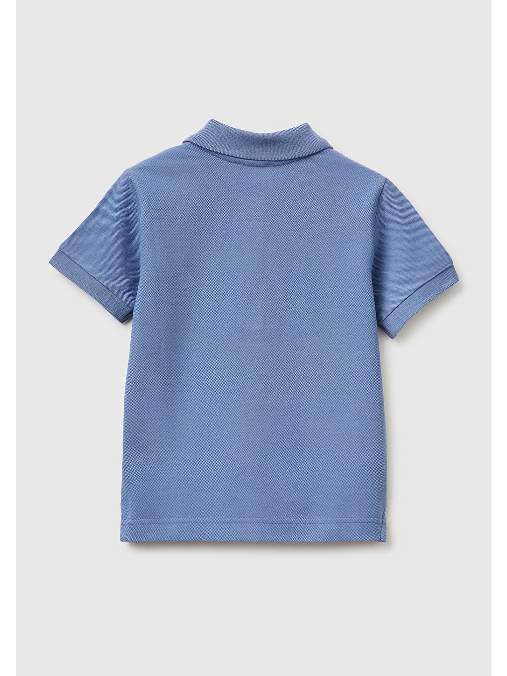Turkuaz Erkek Çocuk Havacı Mavi Logolu Pike Polo T-Shirt-1