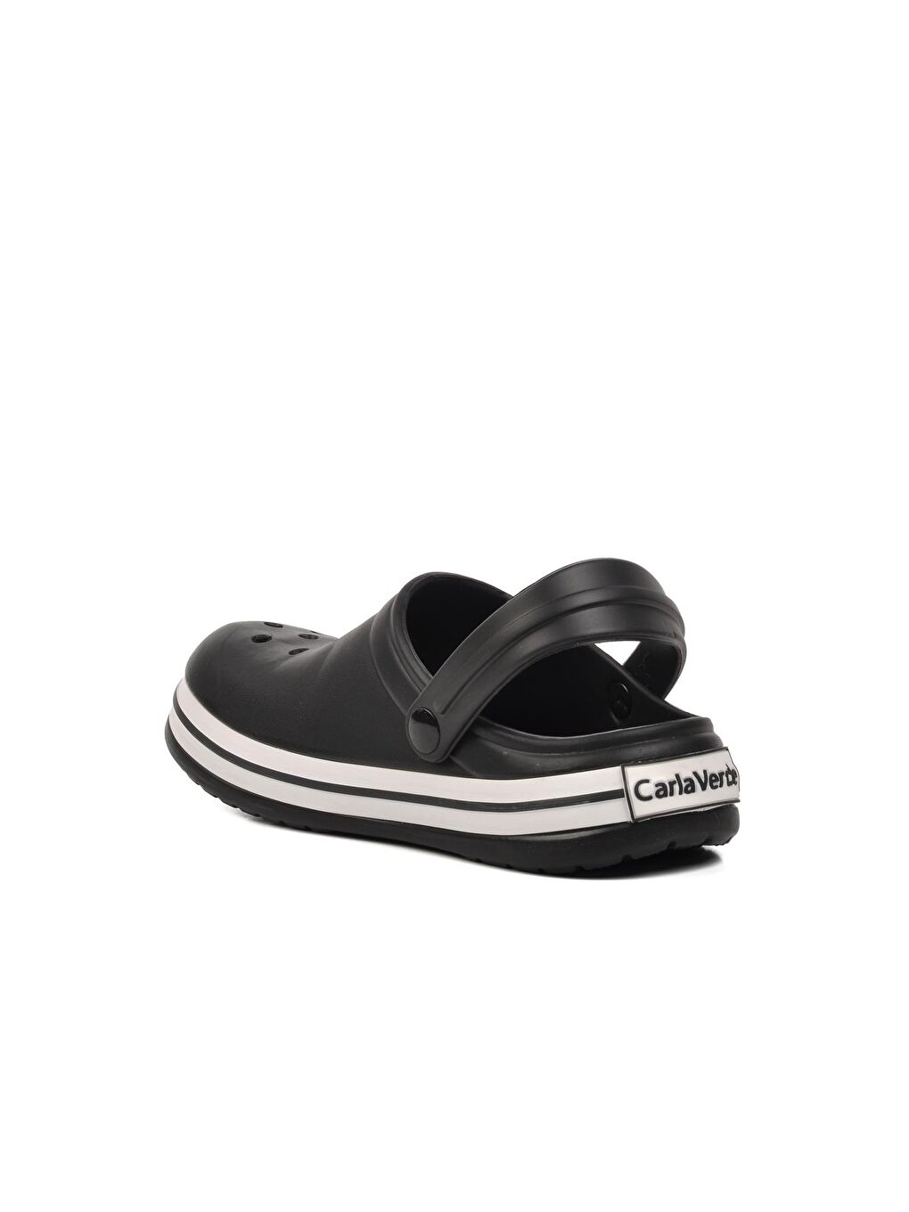 Siyah-Beyaz Kadın Sabo Terlik 5001-T-3