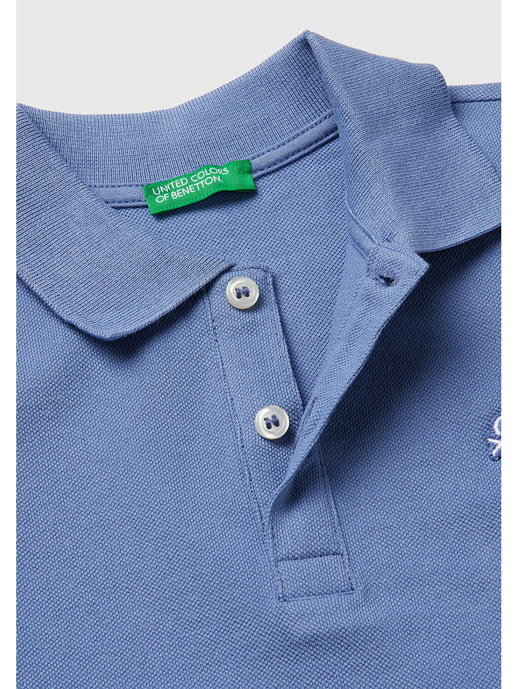 Turkuaz Erkek Çocuk Havacı Mavi Logolu Pike Polo T-Shirt-2