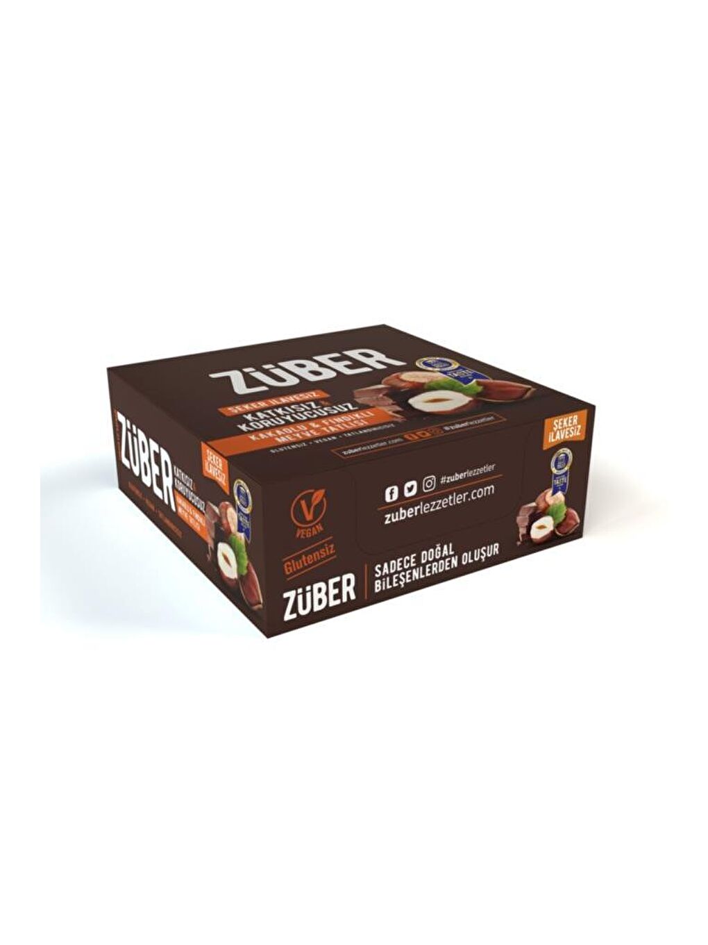 Züber Fındık ve Kakaolu Meyve Tatlısı - 40 g x 12 Adet - 4