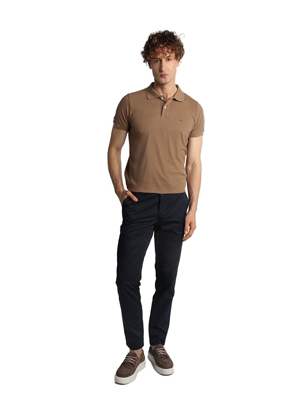 Erkek Lacivert Dynamic Fit Pantolon-1