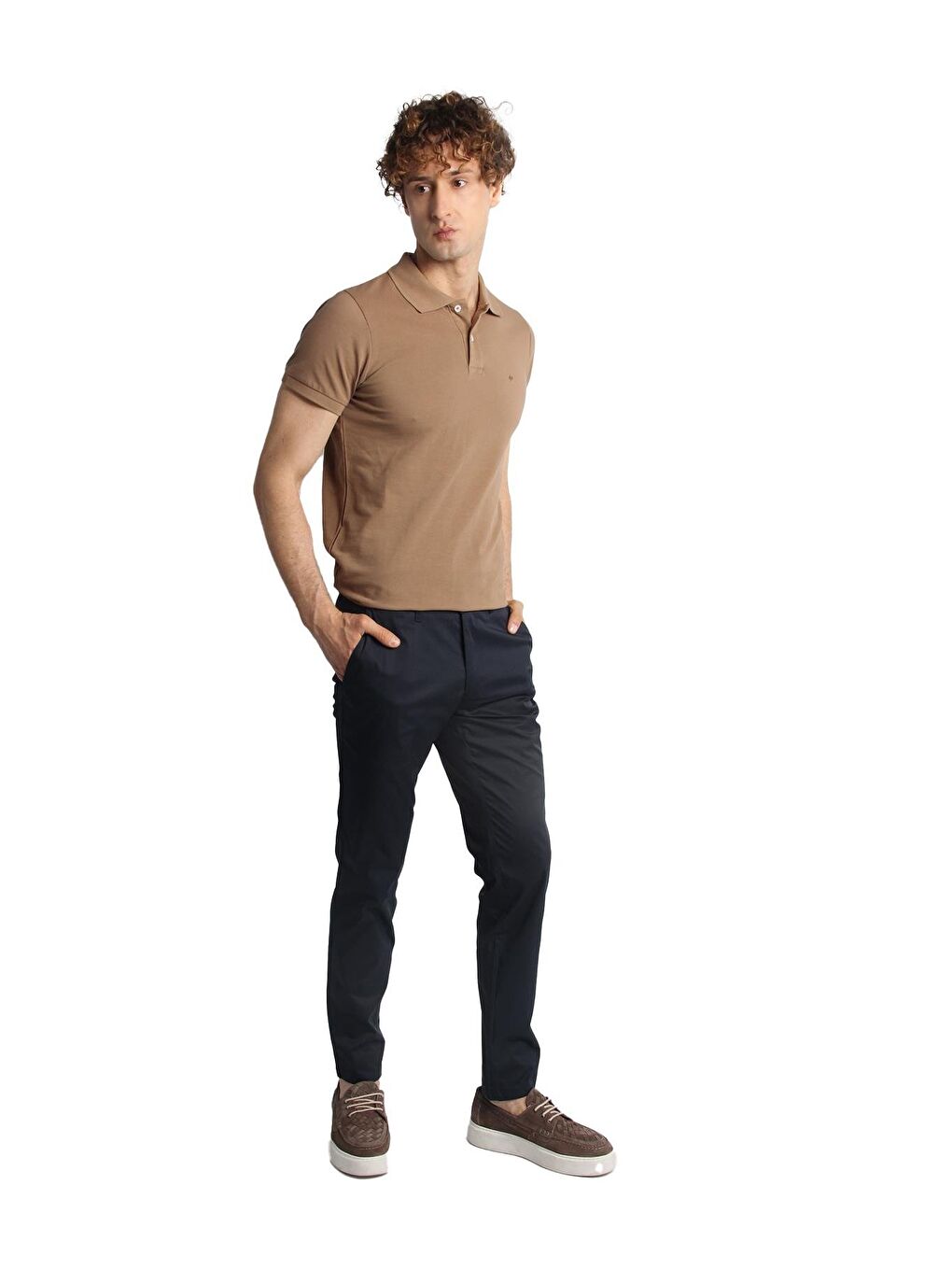 Erkek Lacivert Dynamic Fit Pantolon-3