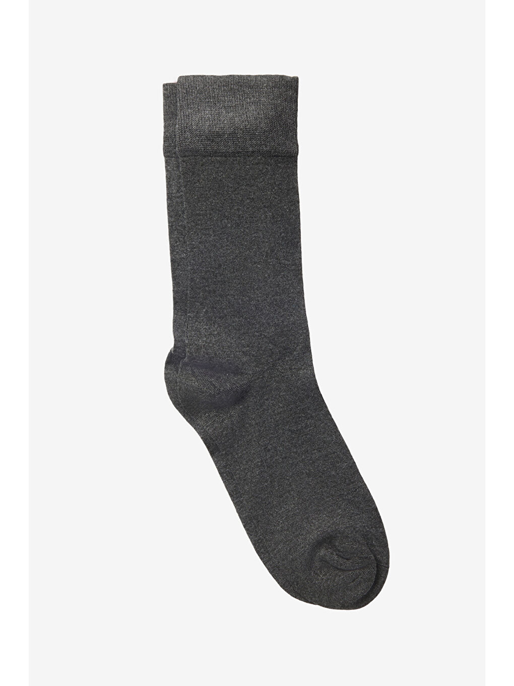 Gri Erkek Marengo Bambulu Tekli Çorap-1