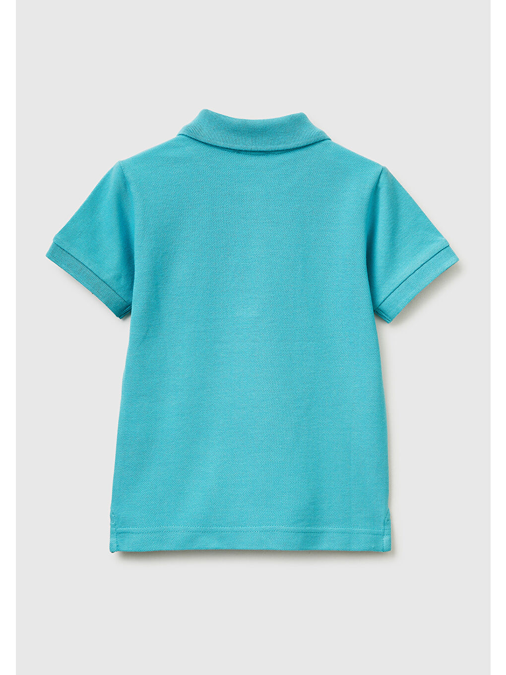 Erkek Çocuk Açık Mavi Logolu Pike Polo T-Shirt-1
