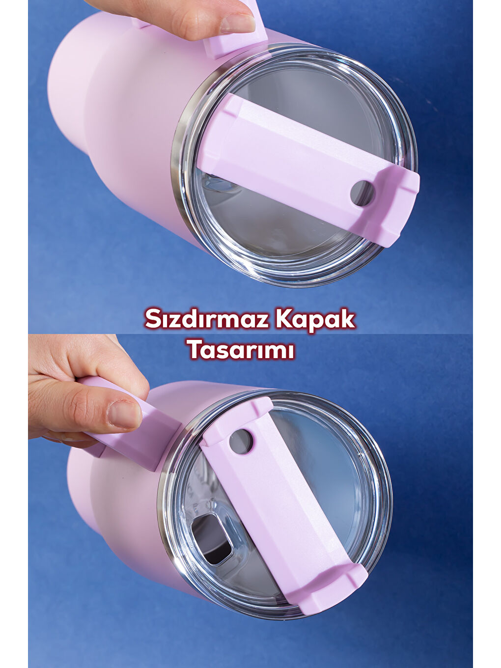 17236-4 Colte V2 Paslanmaz Çelik Sporcu Termos Bardak Matara Lila 1,2 Lt-1