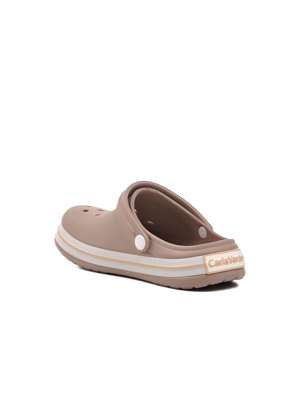 Bej Vizon-Beyaz Kadın Sabo Terlik 5001-3