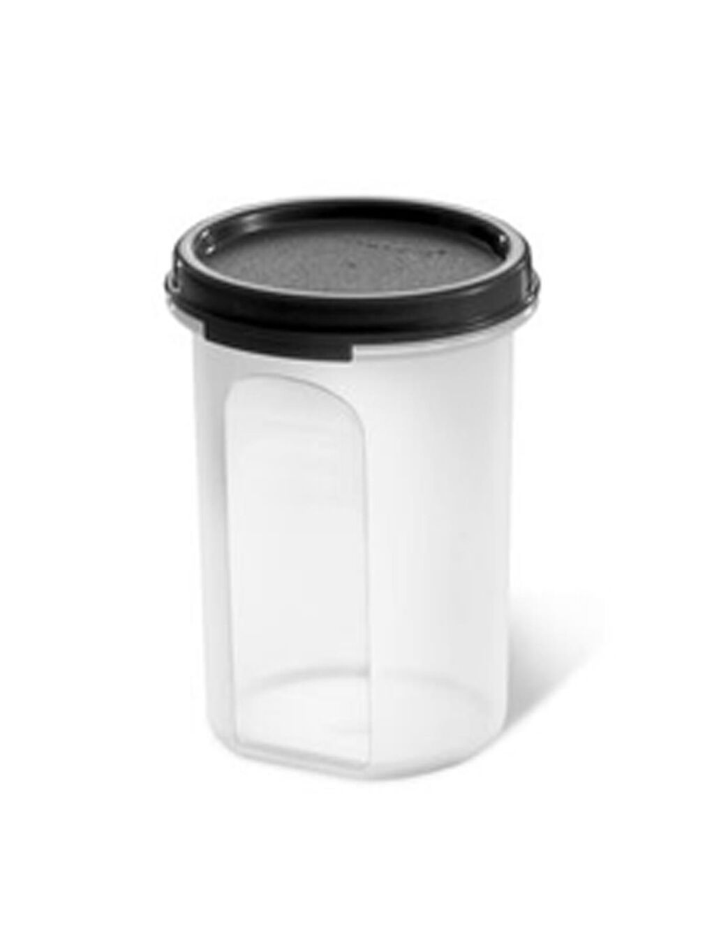 Tupperware Siyah Oval Kuru Gıda Kabı 2 / 440ml - 1