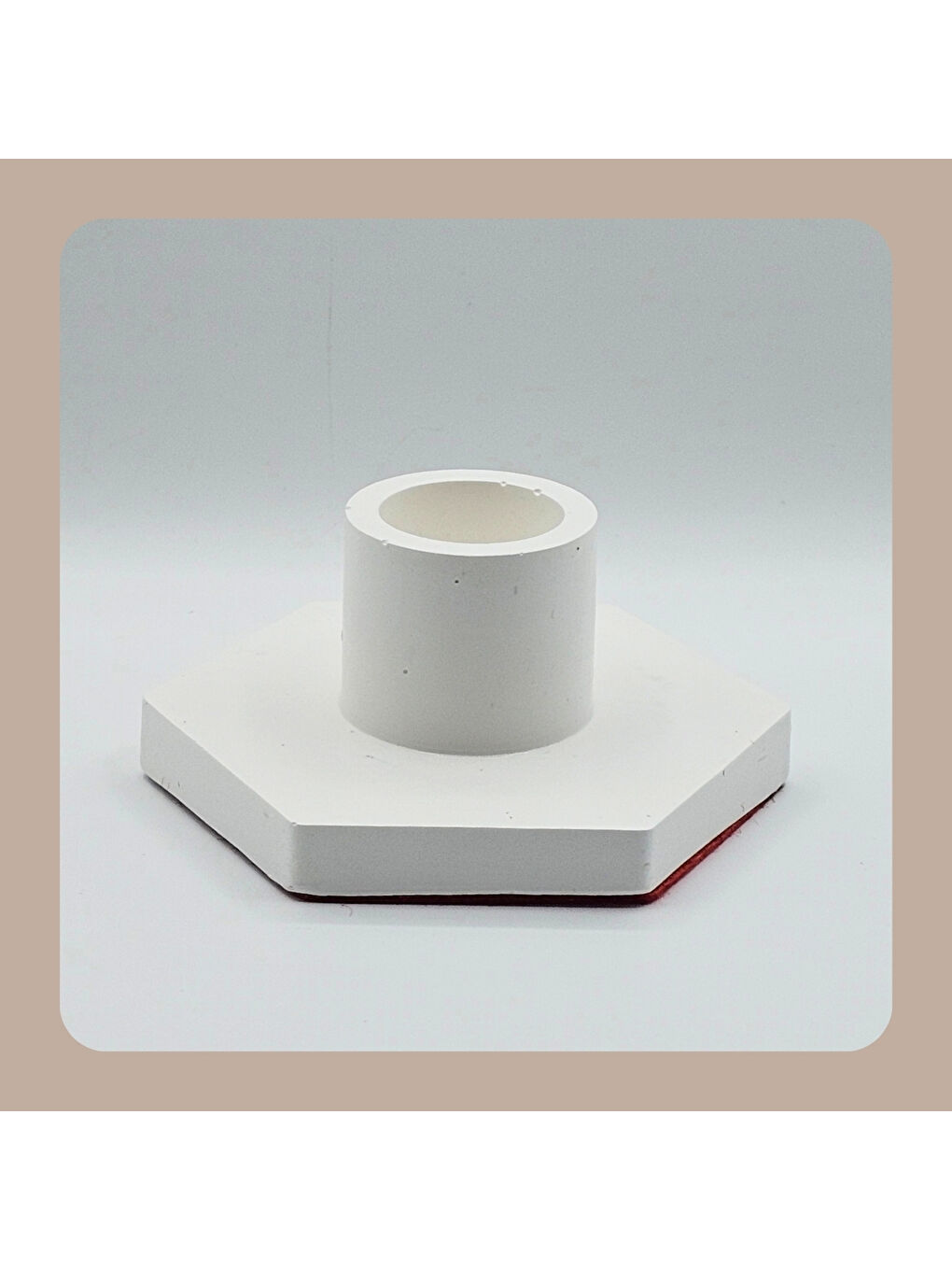 Beyaz Lumen Dekoratif Mumluk & Şamdan-3