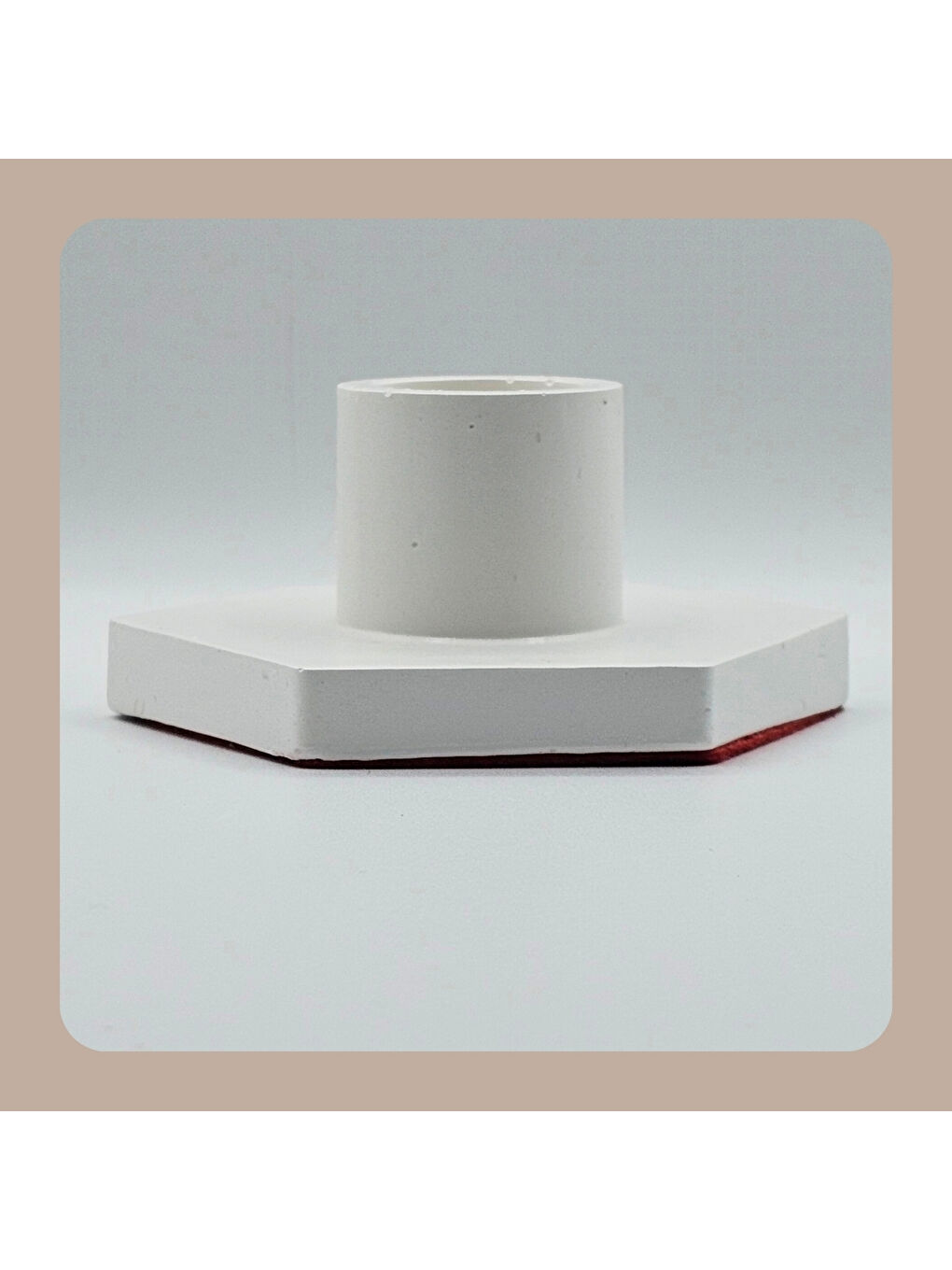 Beyaz Lumen Dekoratif Mumluk & Şamdan-4