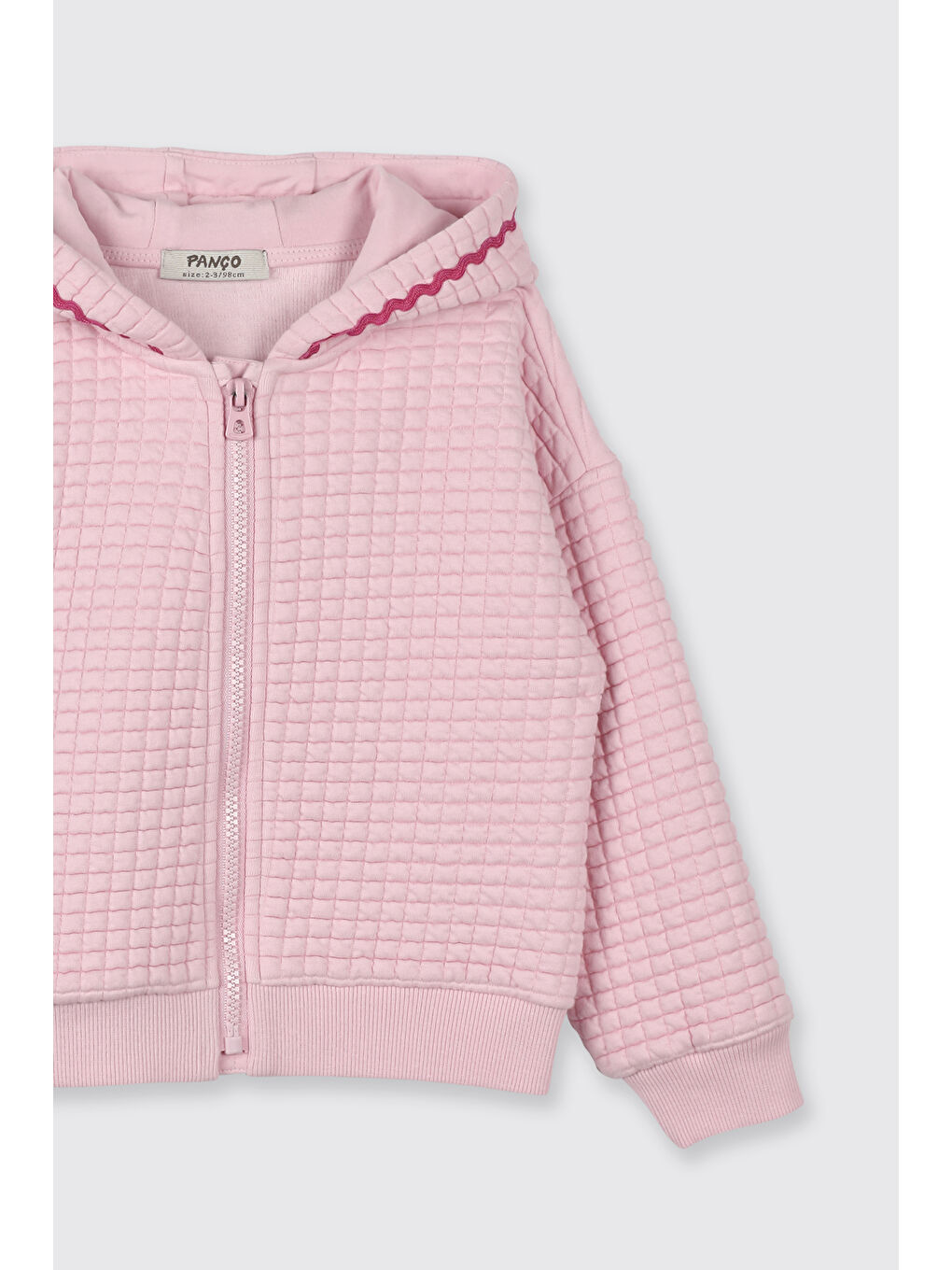 Kız Bebek Pembe 3'lü Eşofman Takım-7