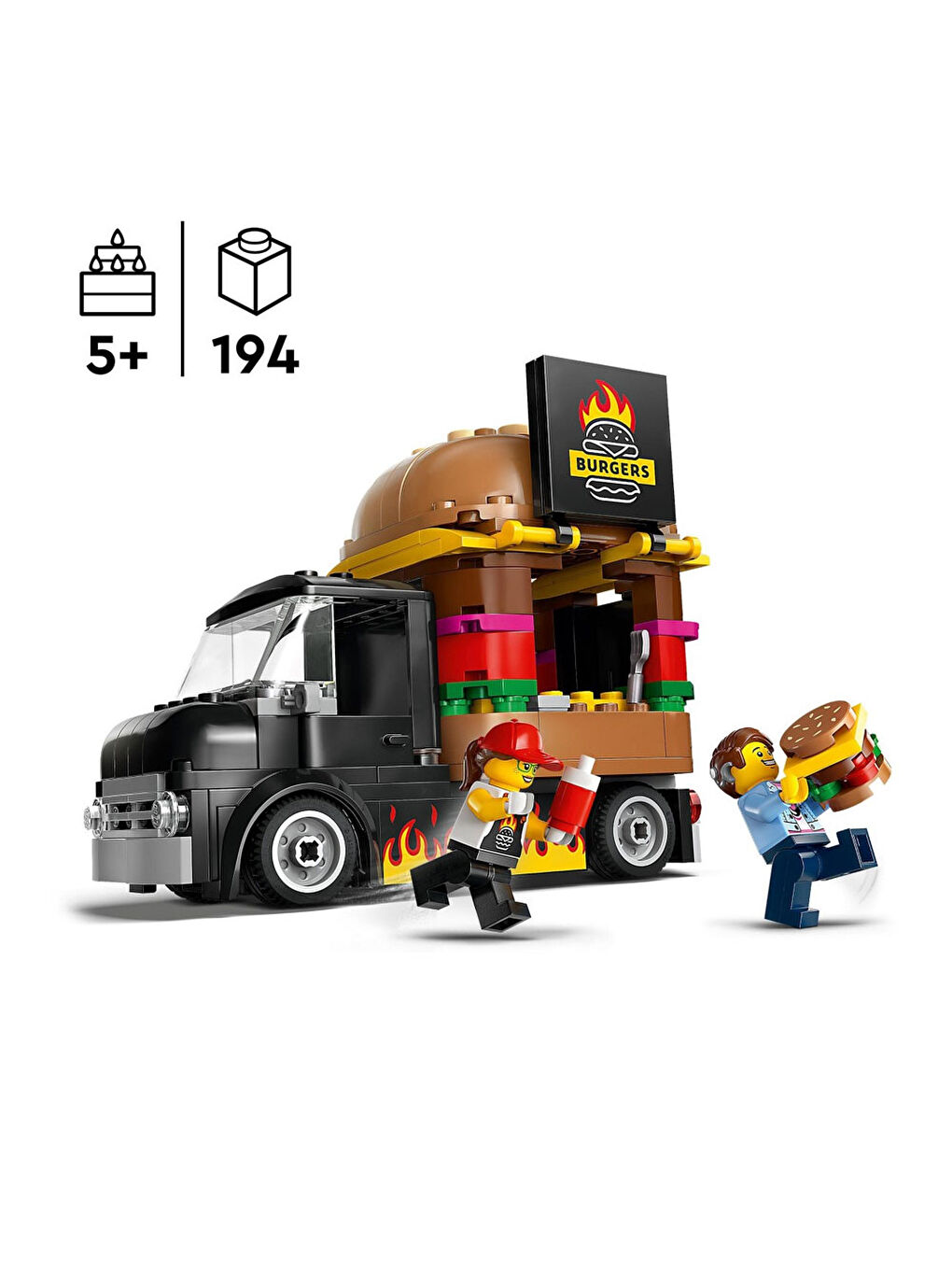 Lego City Hamburger Kamyonu 60404 - 2