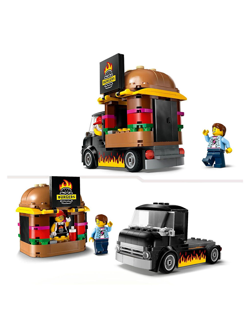 Lego City Hamburger Kamyonu 60404 - 3