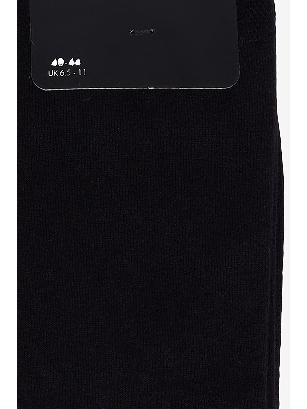 Erkek Siyah Bambulu Tekli Çorap-1