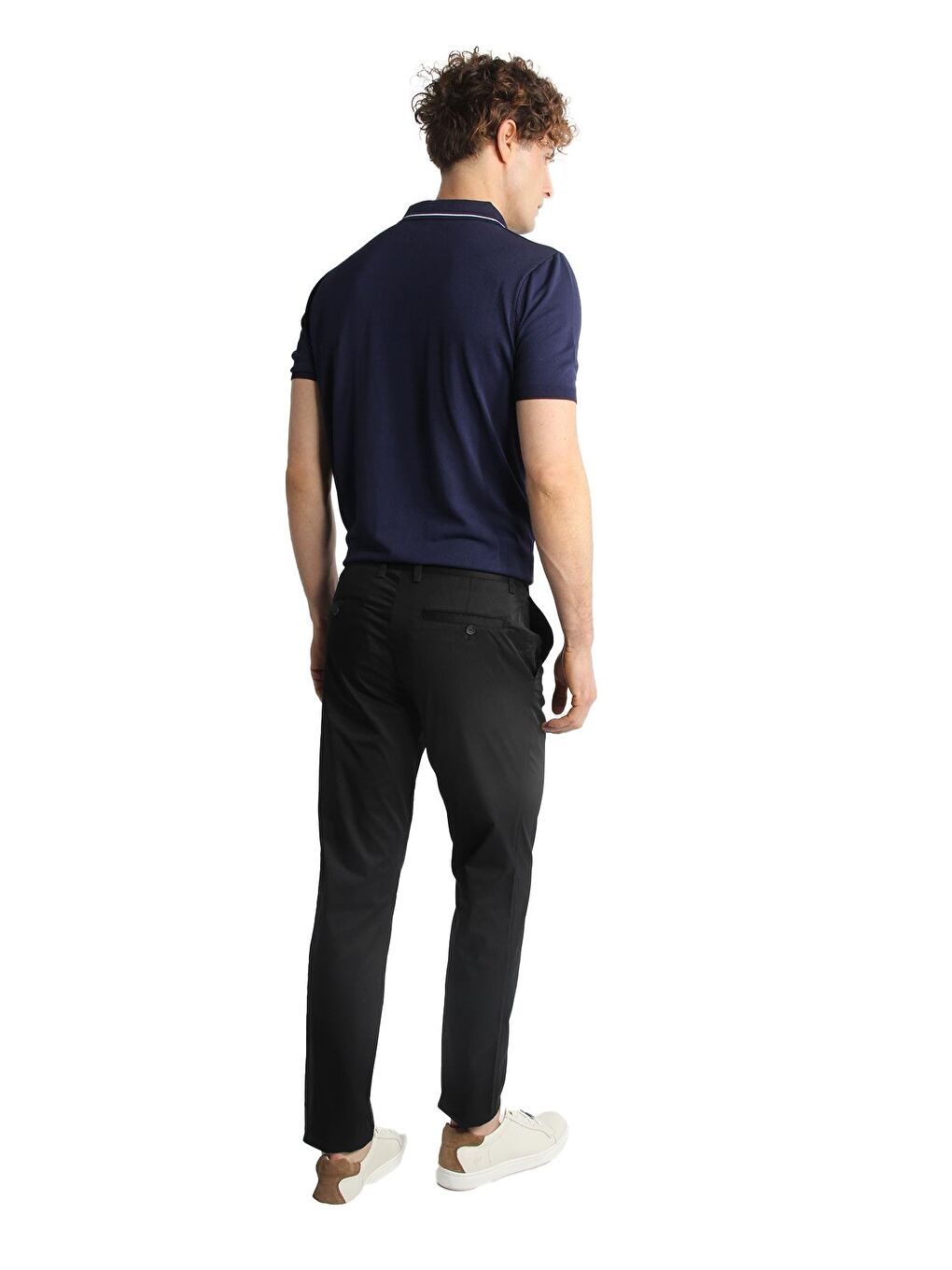 Erkek Siyah Dynamic Fit Pantolon-4