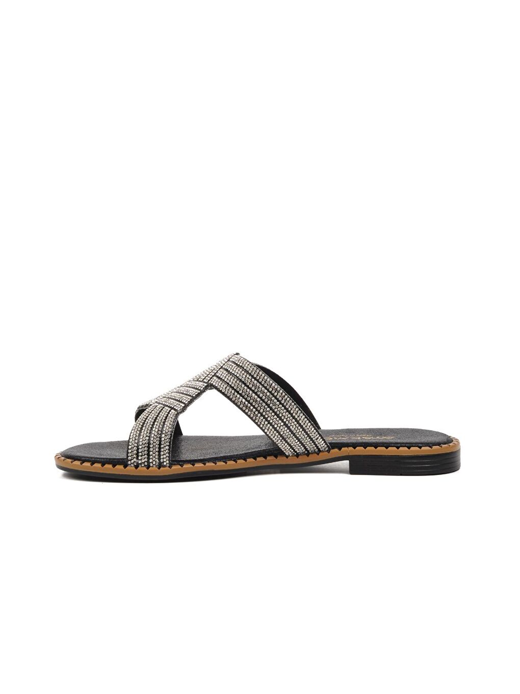 Siyah Kadın İnce Taban Terlik 513039-1