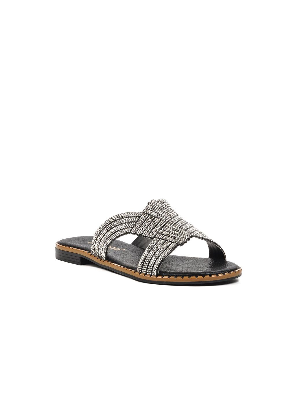 Siyah Kadın İnce Taban Terlik 513039-2