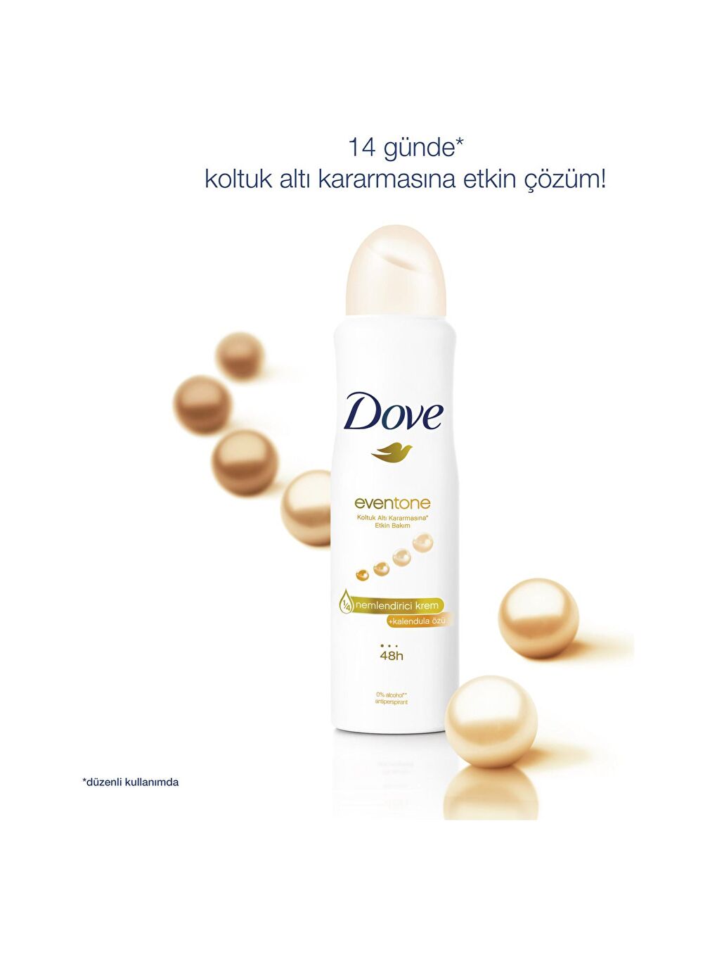 Dove Renksiz Eventone Aerosol Deodorant 150 ml - 1