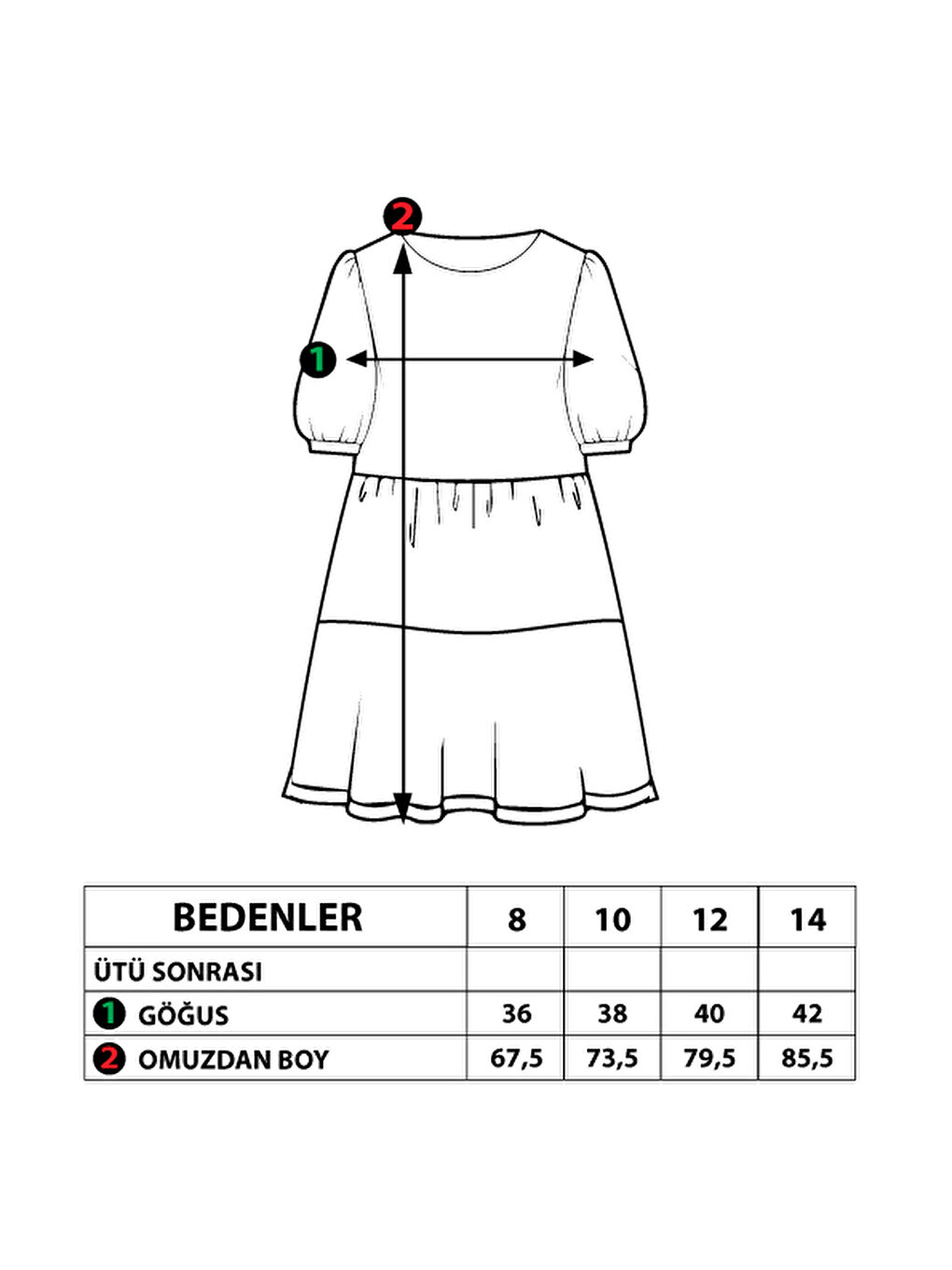 Lacivert Kız Çocuk Yandan Bağlama Detaylı Kruvaze Elbise-1