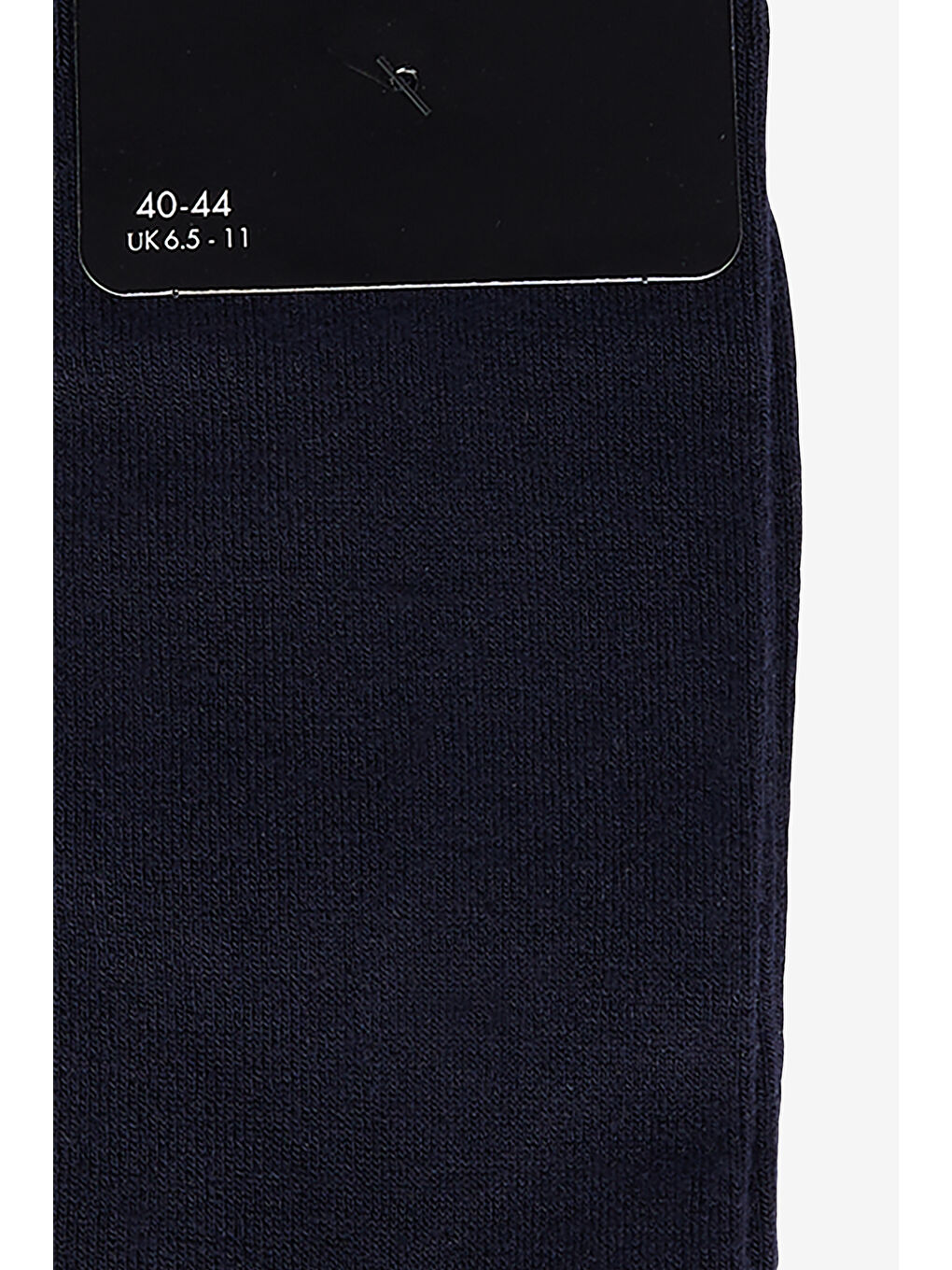 Erkek Lacivert Bambulu Tekli Çorap-1